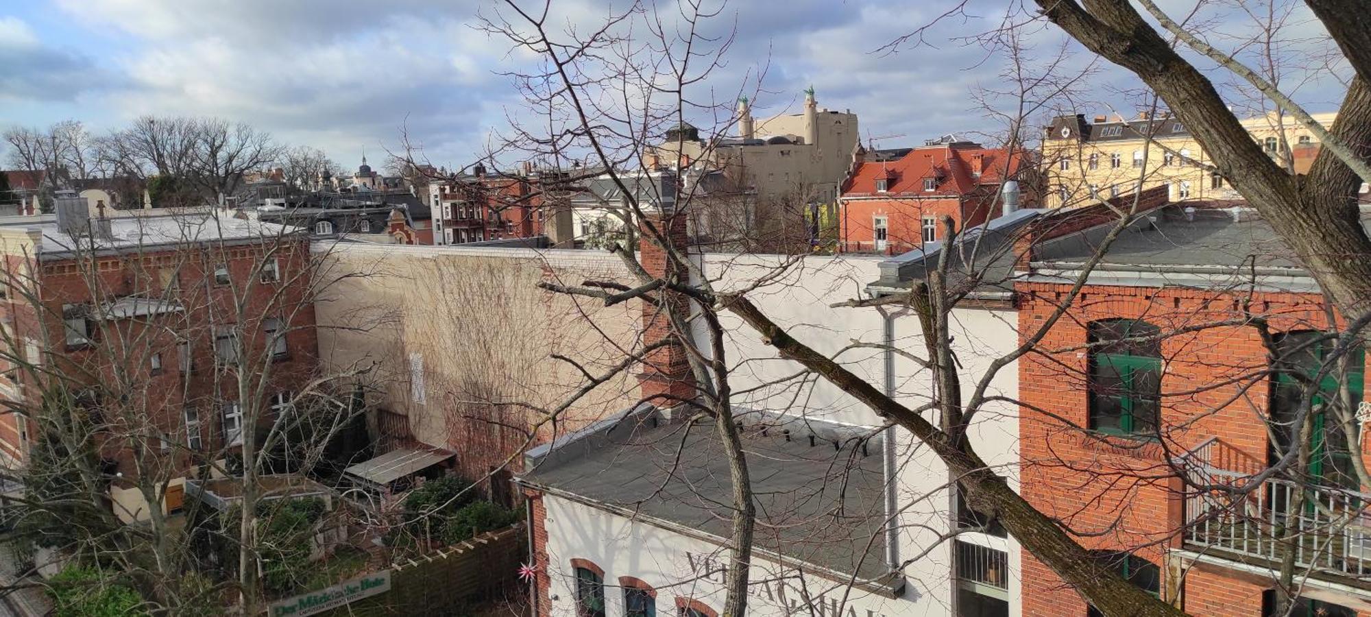 Apartment Cottbus City Mit Blick Ueber Die Daecher - Fuer Treppensteiger Exterior foto